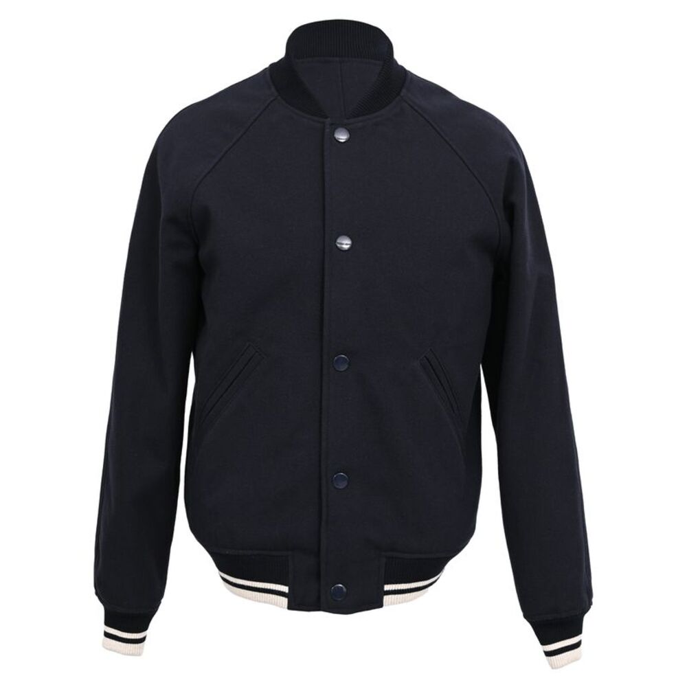 A.P.C. Bomber Jacket in Black Cotton